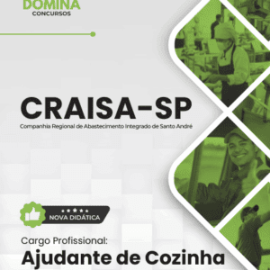 Apostila Ajudante de Cozinha CRAISA SP: Capacitação Profissional 2026