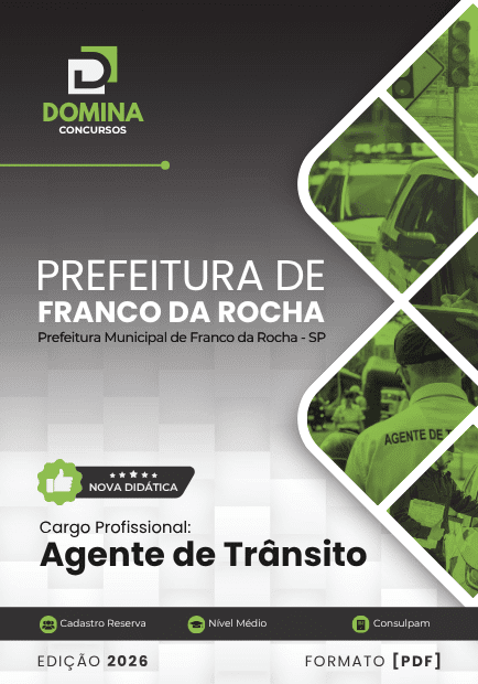 Apostila Agente de Trânsito Franco da Rocha SP 2026