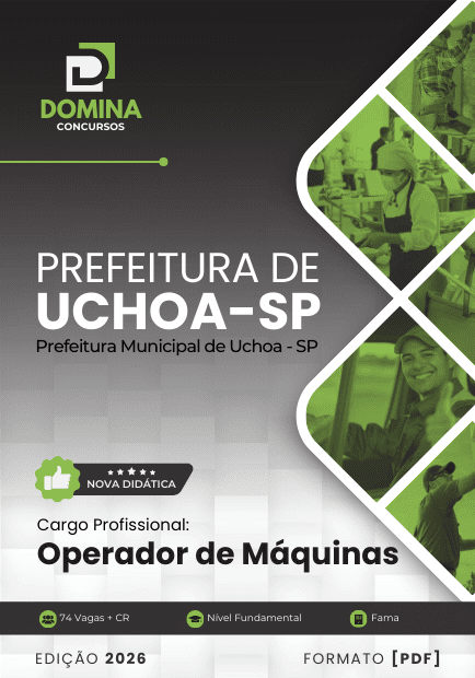 Apostila Operador de Máquinas Uchoa SP 2026