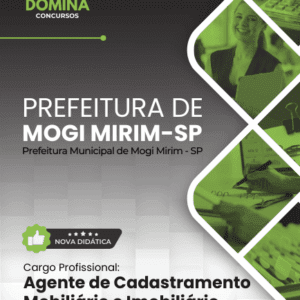 Apostila Profissional para Agente de Cadastramento – Mogi Mirim SP 2026