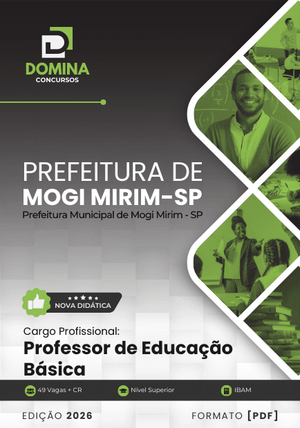 Apostila Professor de Educação Básica Mogi Mirim SP 2026