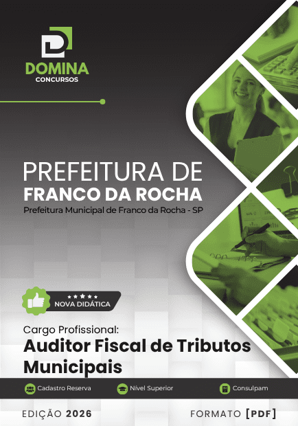 Apostila Auditor Fiscal de Tributos Franco da Rocha SP 2026