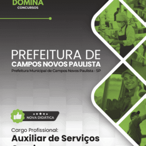 Apostila para Auxiliar de Serviços Gerais – Campos Novos, SP 2026: Conteúdo Completo