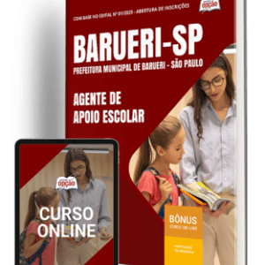 Apostila Prefeitura de Barueri – SP 2026: Agente de Apoio Escolar – Preparação Completa