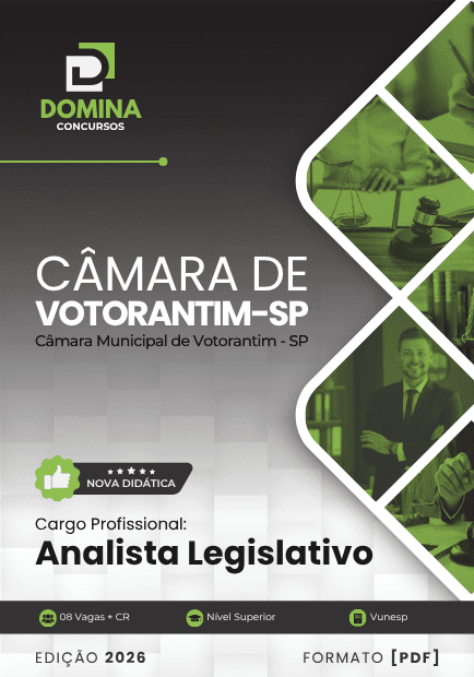 Apostila Analista Legislativo Câmara de Votorantim SP 2026