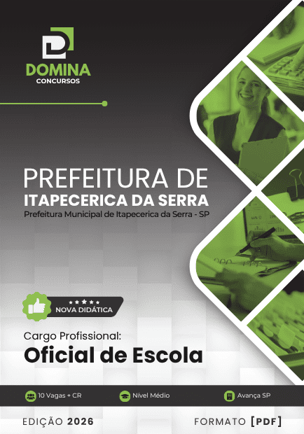 Apostila Oficial de Escola Itapecerica da Serra SP 2026