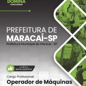 Apostila Profissional para Operador de Máquinas – Maracaí SP 2026: Guia Completo