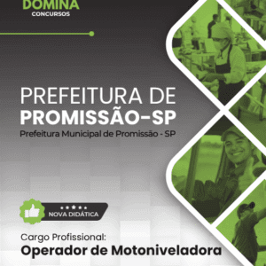Apostila para Operador de Motoniveladora – Promissão SP 2026: Guia Completo Apostila para Operador de Motoniveladora – Promissão SP 2026: Guia Completo