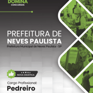 Apostila Completa para Pedreiro: Neves Paulista SP 2026 – Guia Prático e Profissional