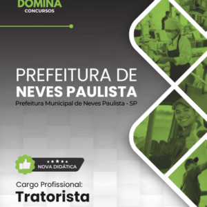 Apostila Tratorista 2026: Formação Profissional em Neves Paulista, SP