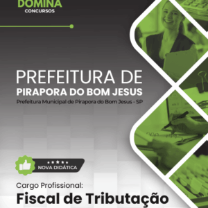 Apostila de Fiscalização e Tributação em Pirapora do Bom Jesus – SP 2026