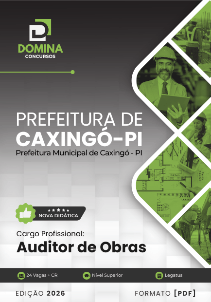 Apostila Auditor de Obras Caxingó PI 2026