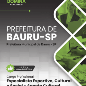 Apostila para Especialista Esportivo e Agente Cultural – Bauru SP 2026