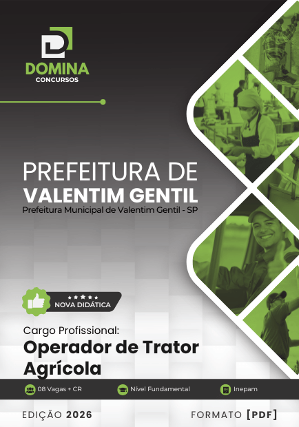 Apostila Operador de Trator Agrícola Valentim Gentil SP 2026
