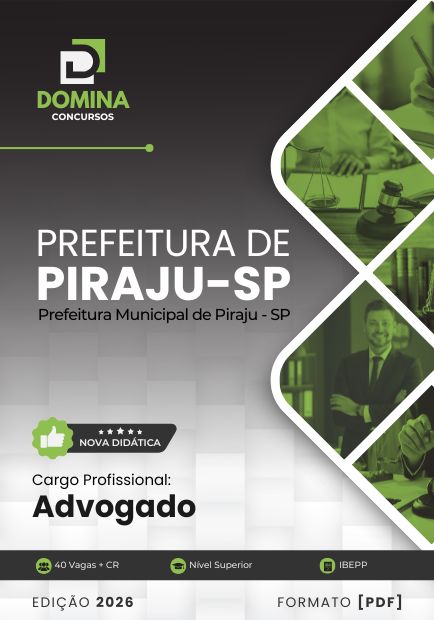 Apostila Advogado Piraju SP 2026