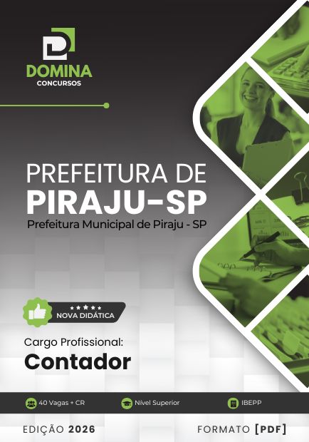 Apostila Contador Piraju SP 2026