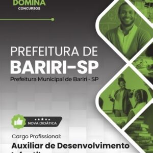 Apostila Auxiliar de Desenvolvimento Infantil Bariri SP 2026