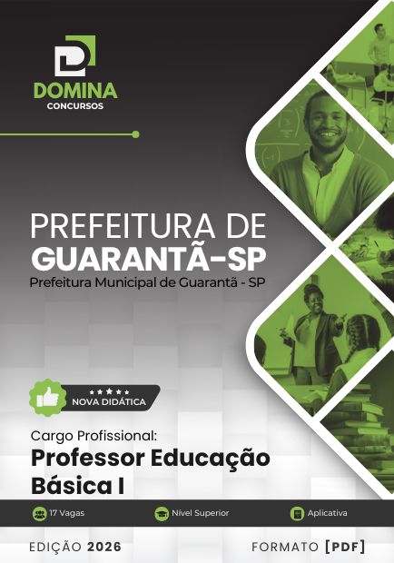 Apostila Professor Educação Básica Guarantã SP 2026